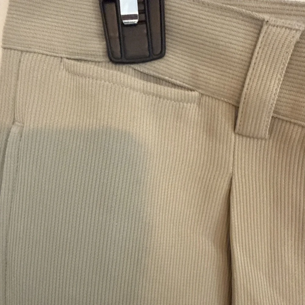 Tommy Bahama Relax Silk Blend Pleated Dress Pants Slacks Khaki Tan Mens 35x30